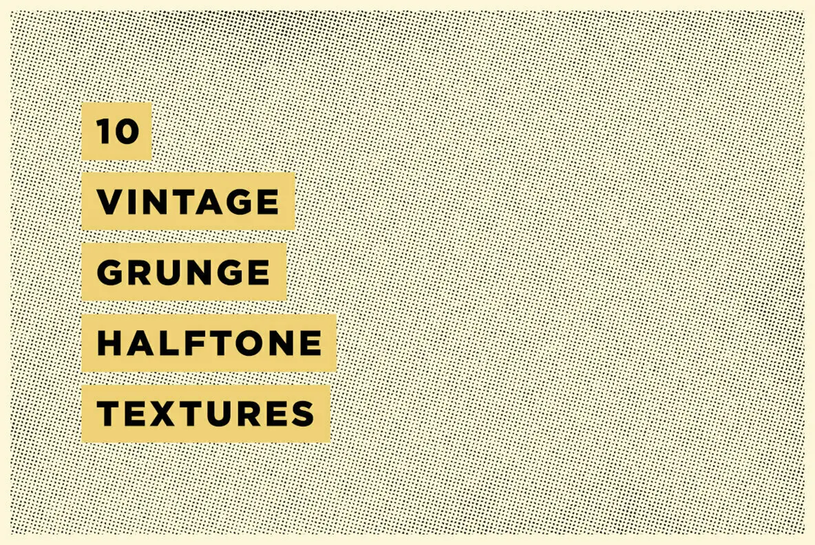 Grunge Halftone Texture Pack