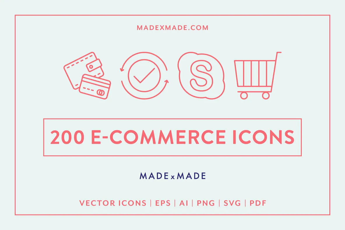 Ecommerce Line Icons