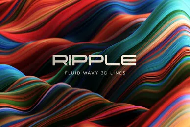 Ripple     Fluid Wavy 3D Lines