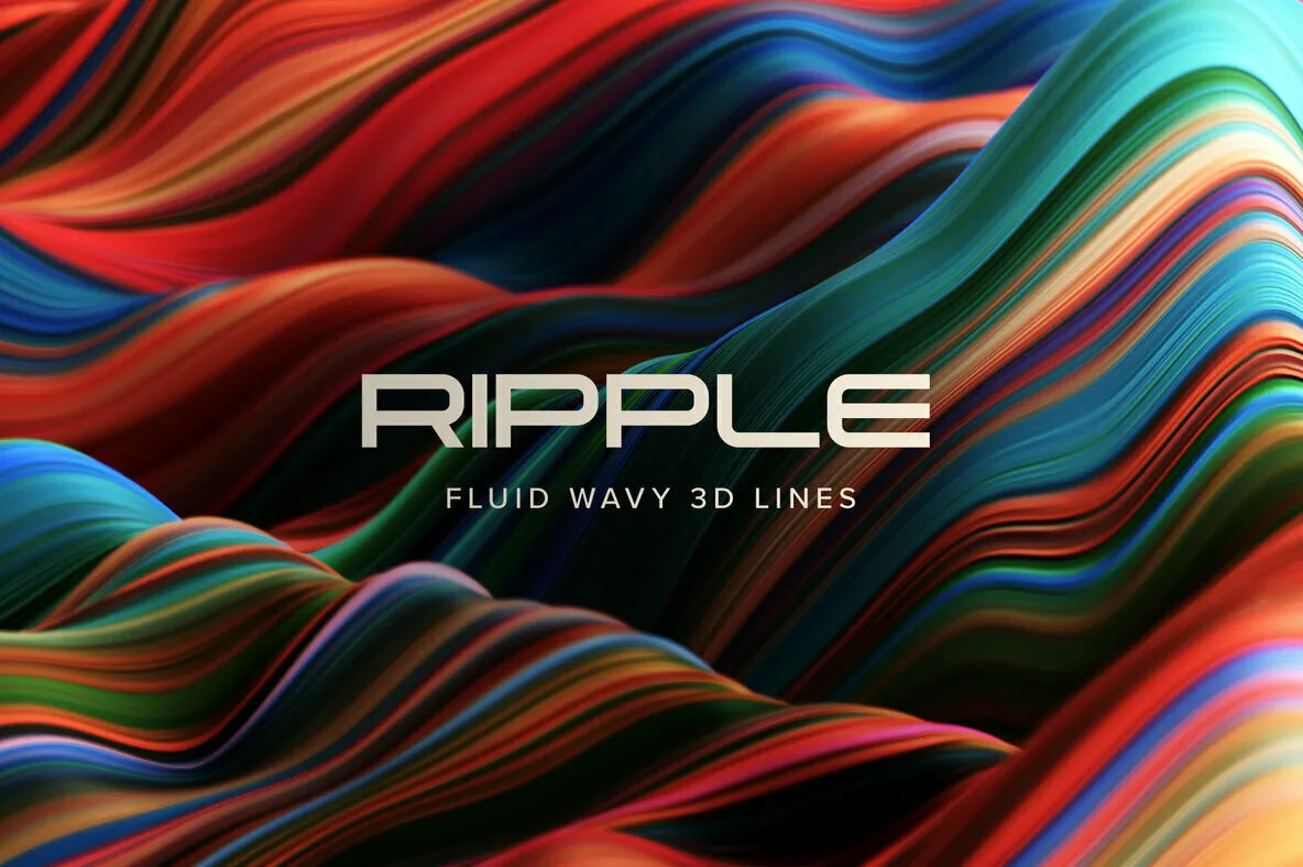 Ripple – Fluid Wavy 3D Lines