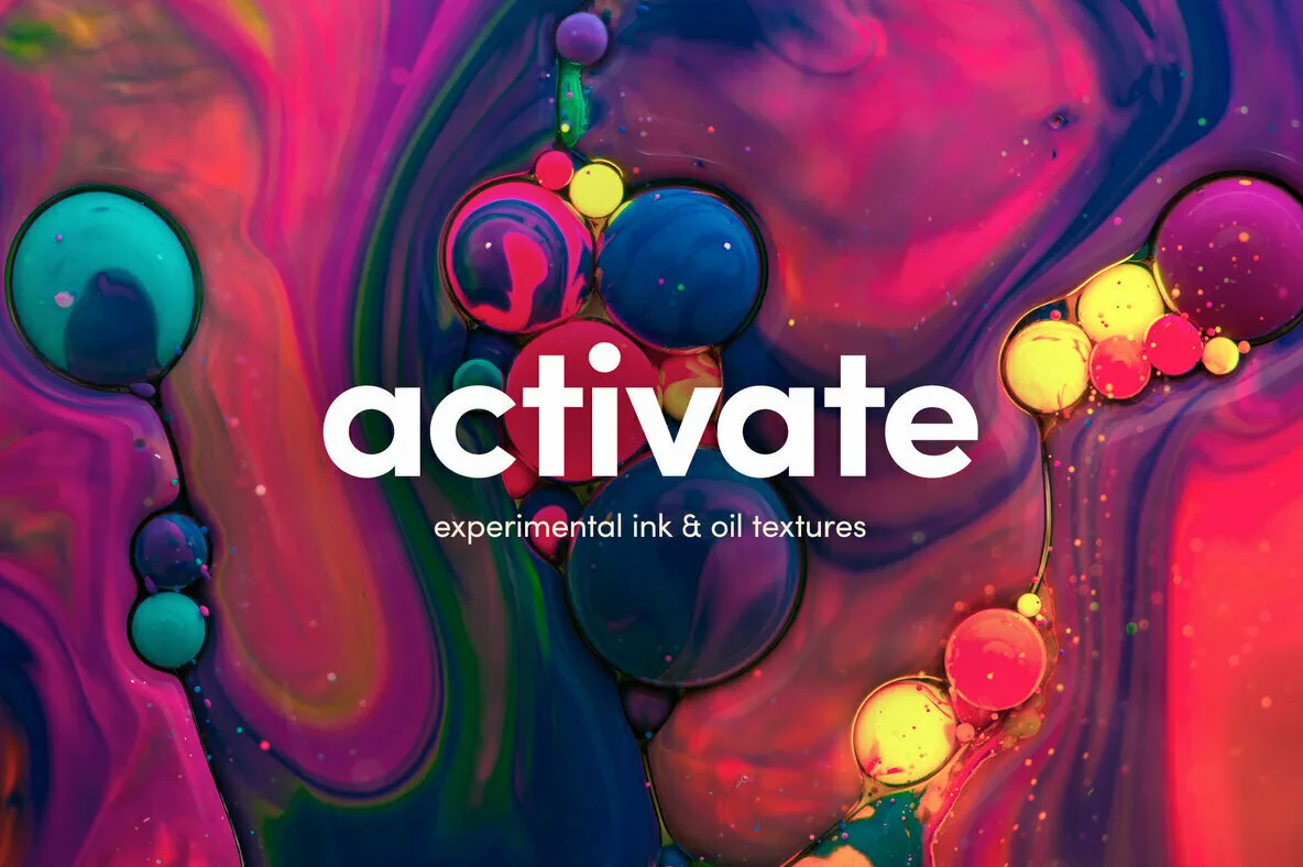 Activate – Experimental Ink & Oil Textures