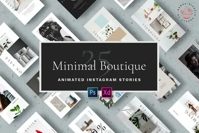 Minimal Boutique   Animated Instagram Stories