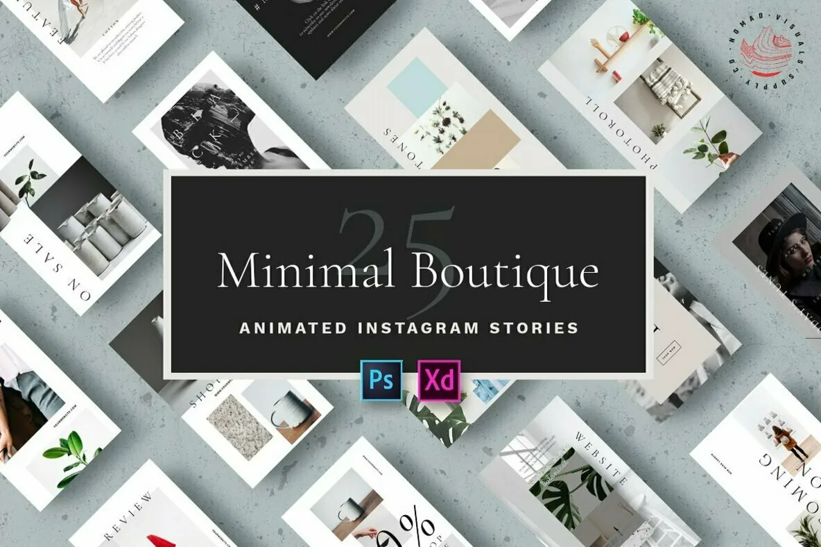 Minimal Boutique - Animated Instagram Stories