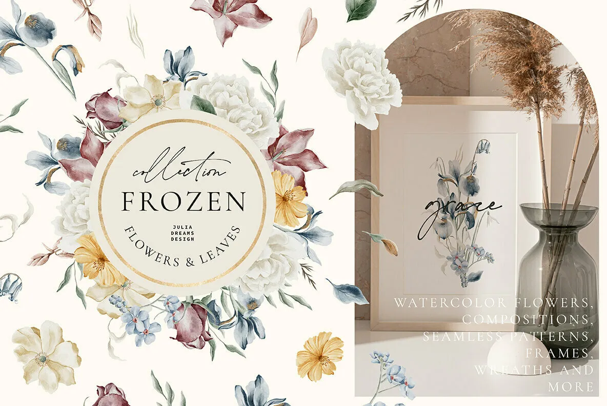 Frozen Flowers Collection