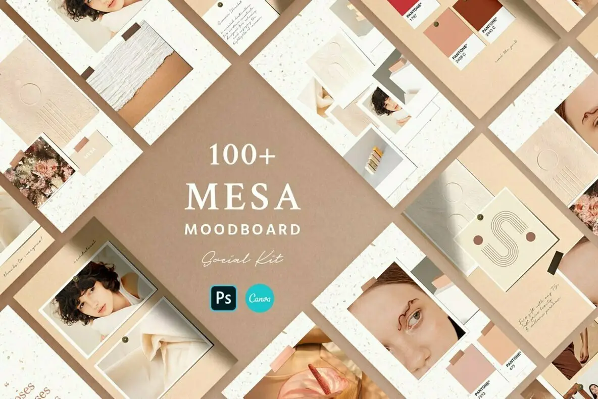 Mesa Moodboard - Social Kit