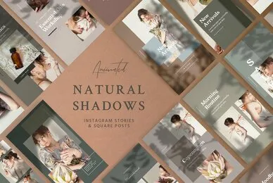 Natural Shadows Stories Social Kit
