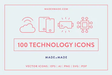 Technology Line Icons
