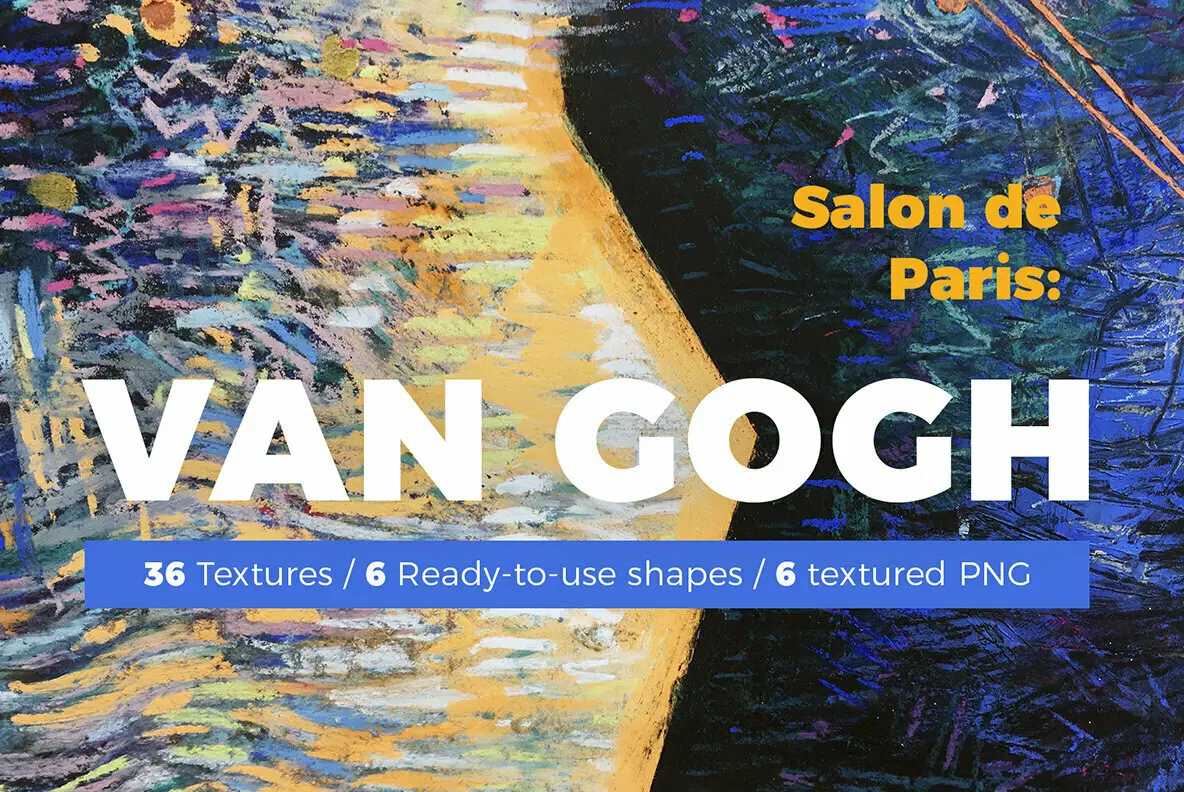 Van Gogh - Pastel Abstract Backgrounds