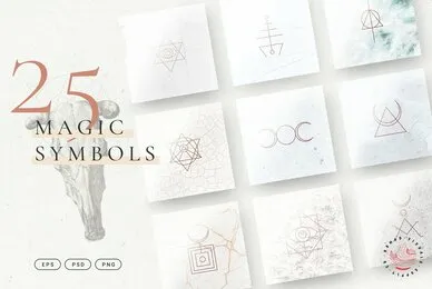 Minimalistic Magic Symbols