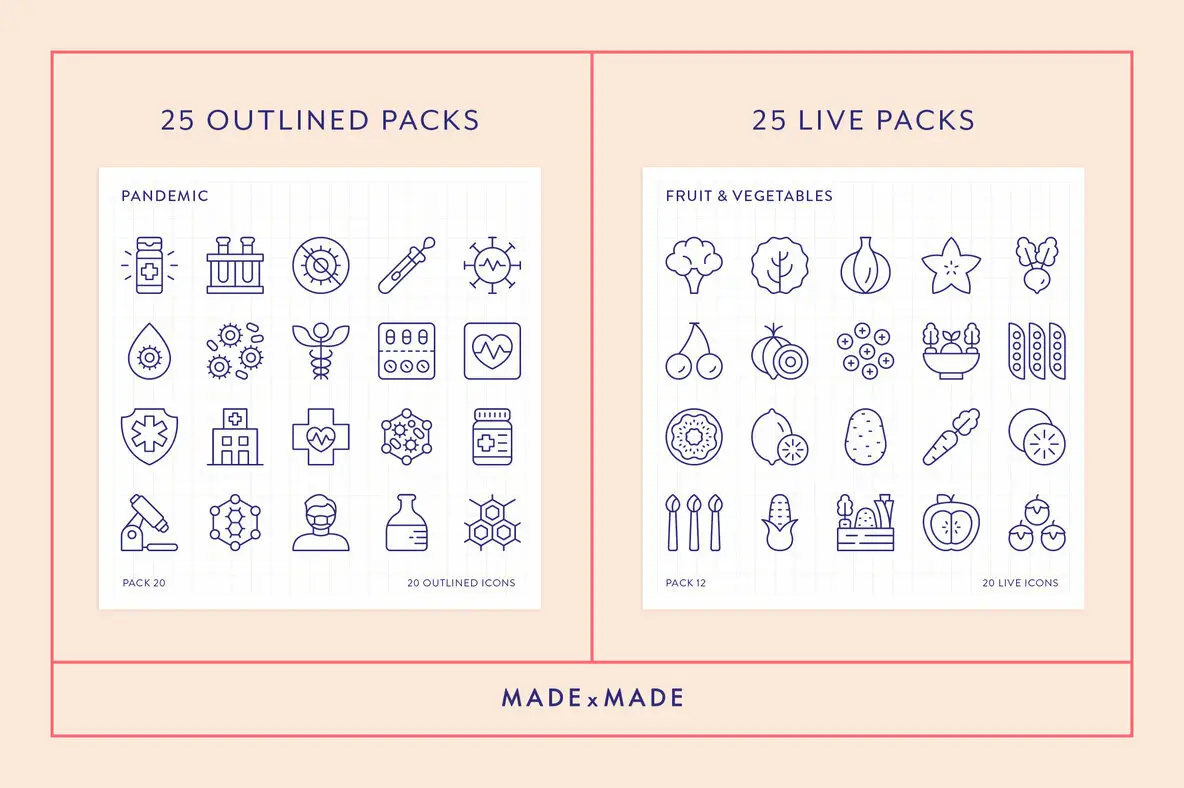 Mega Line Icon Mega Bundle Line Icons Vol 6 Graphics - YouWorkForThem