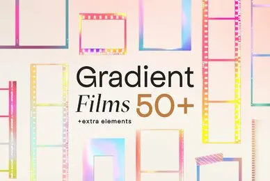 Gradient High Quality Film Frames
