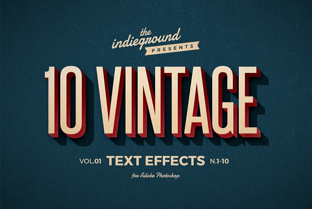 Retro Text Effects Vol.1