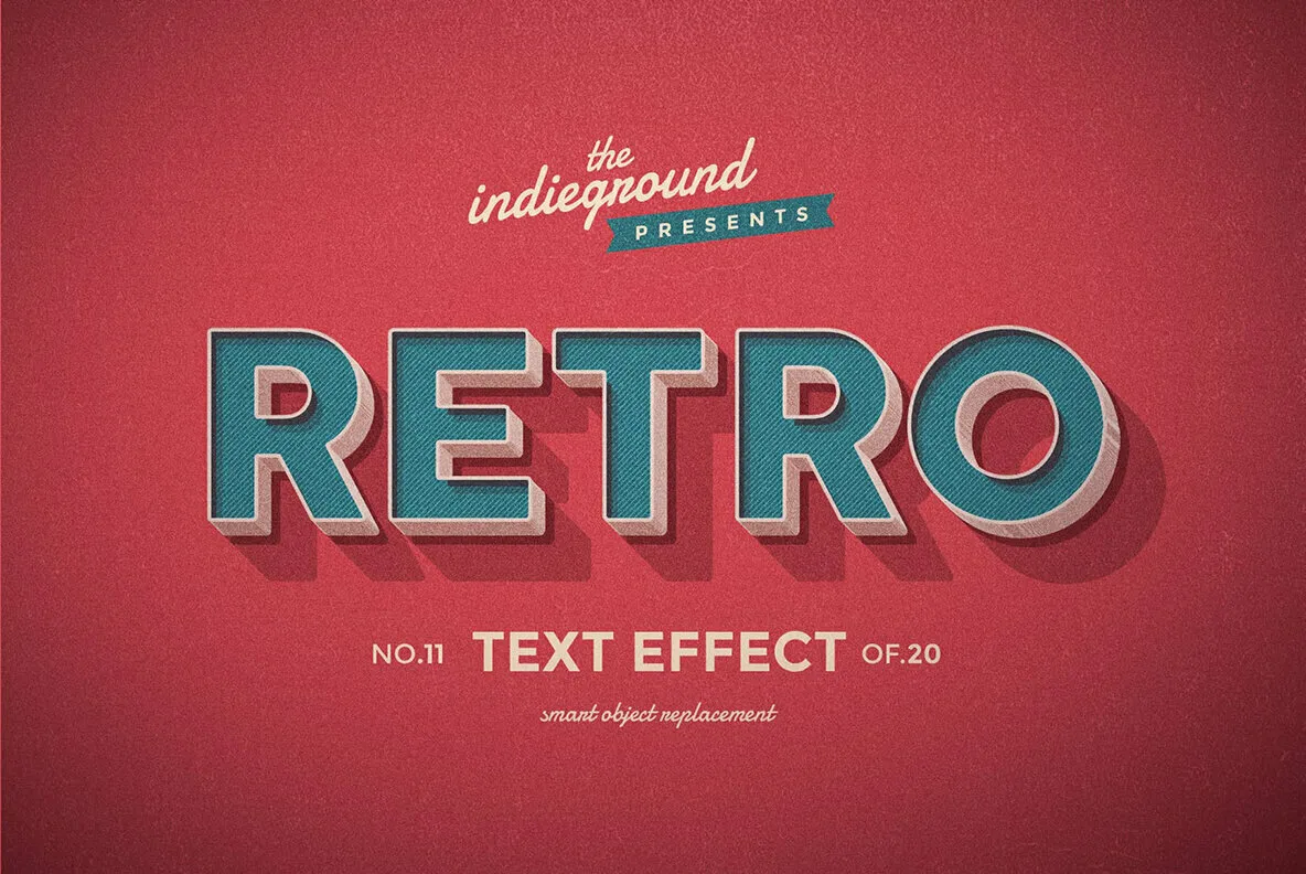Retro Text Effects Vol.2 - YouWorkForThem