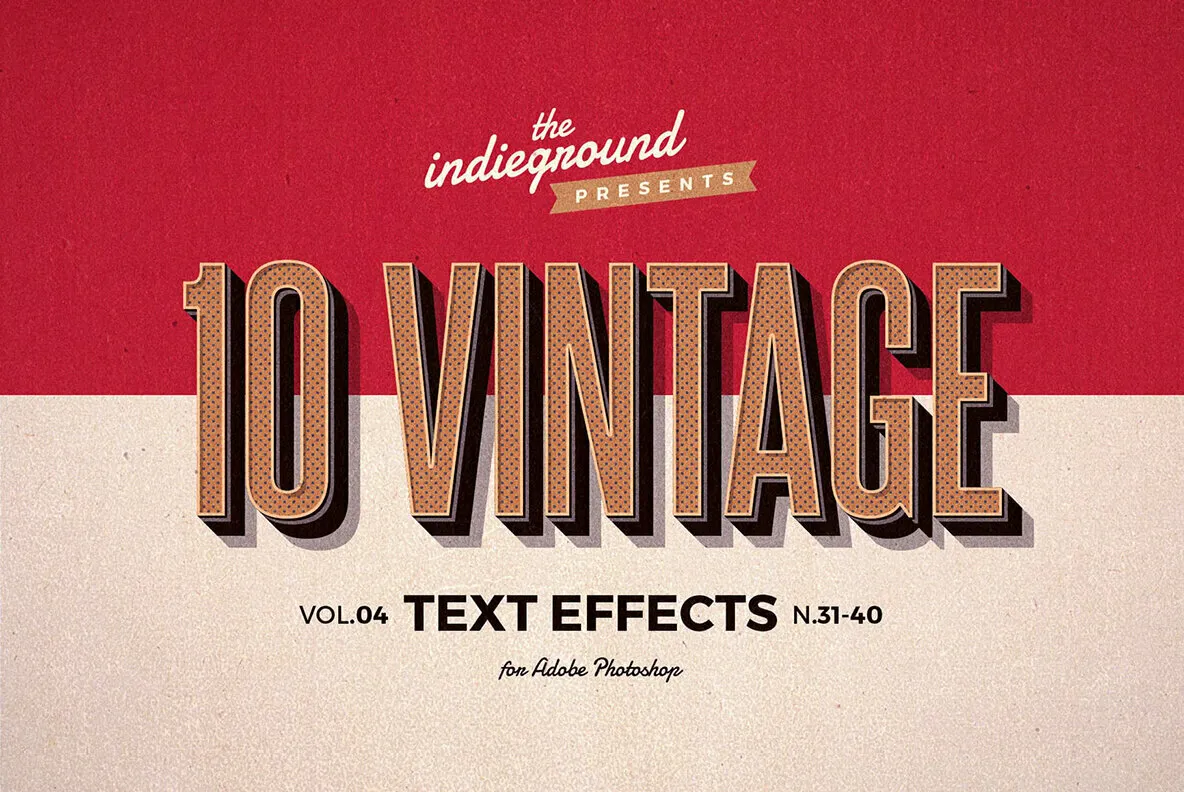 Retro Text Effects Vol.4