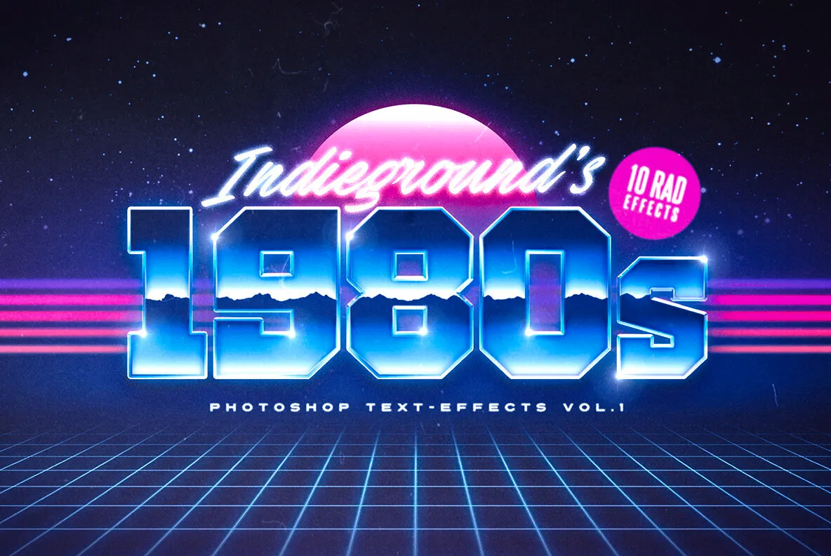 80s Text Effects Vol.1