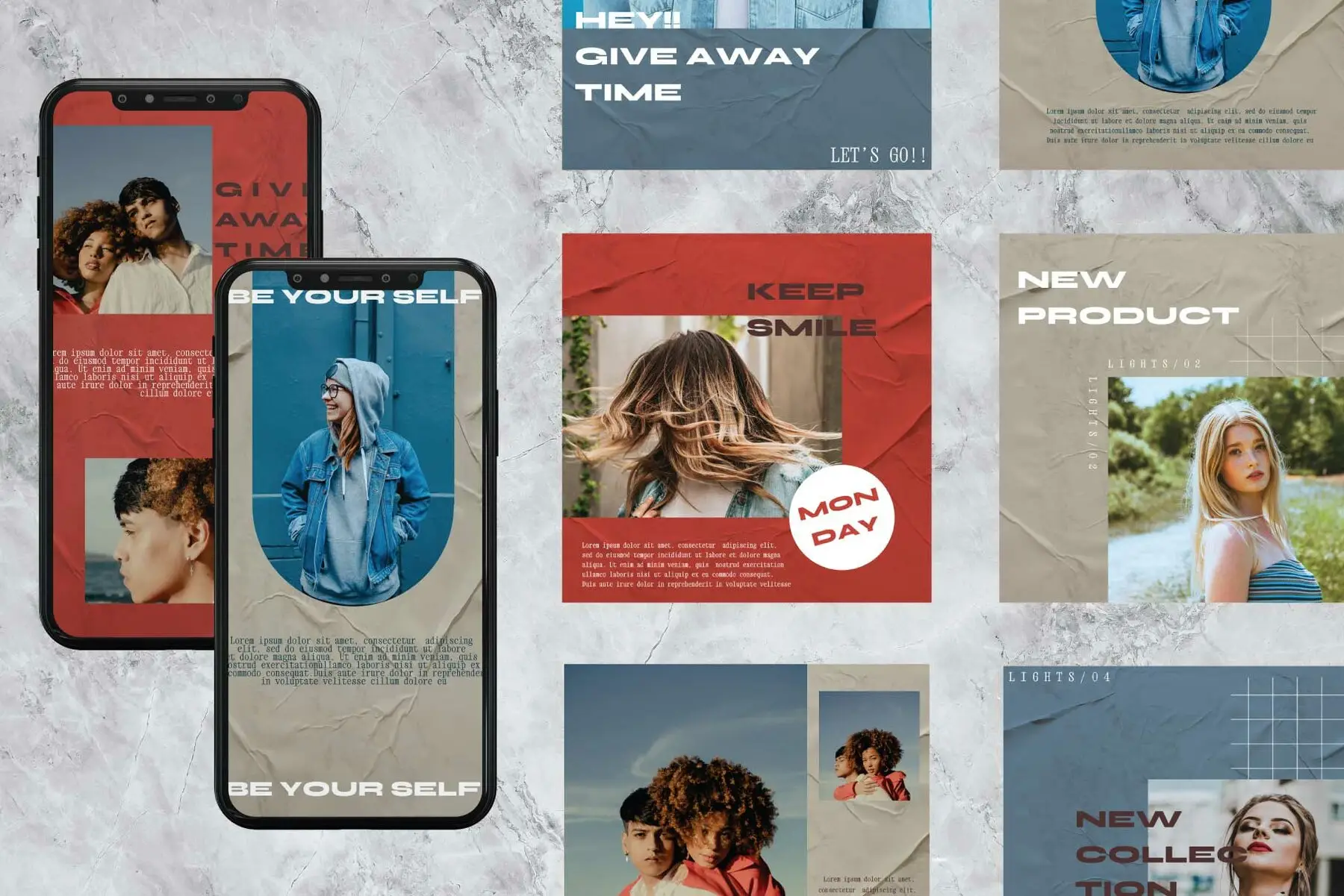 Marcelo Instagram Template Graphics - Youworkforthem