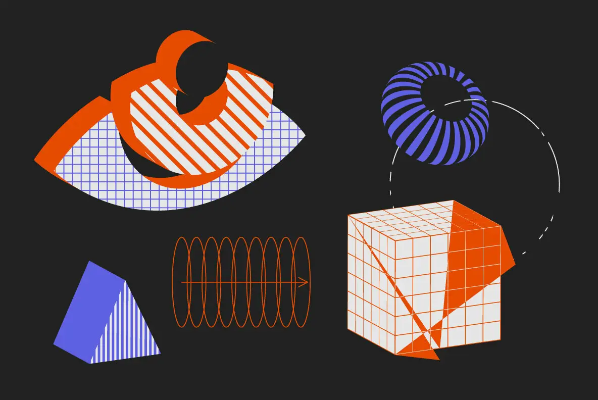 90 Vector Texture Shapes Graphics - YouWorkForThem