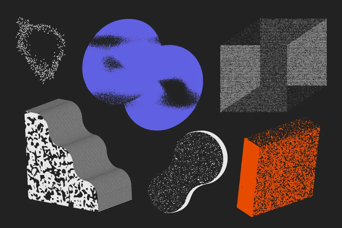 90 Vector Texture Shapes Graphics - YouWorkForThem