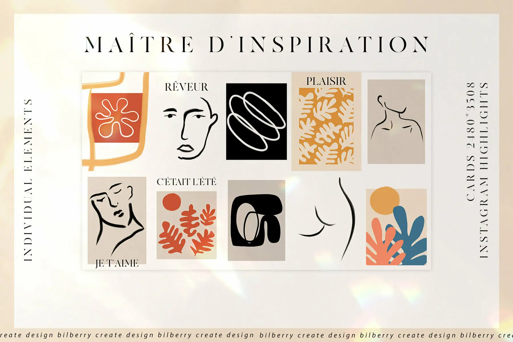 Maître de linspiration art set