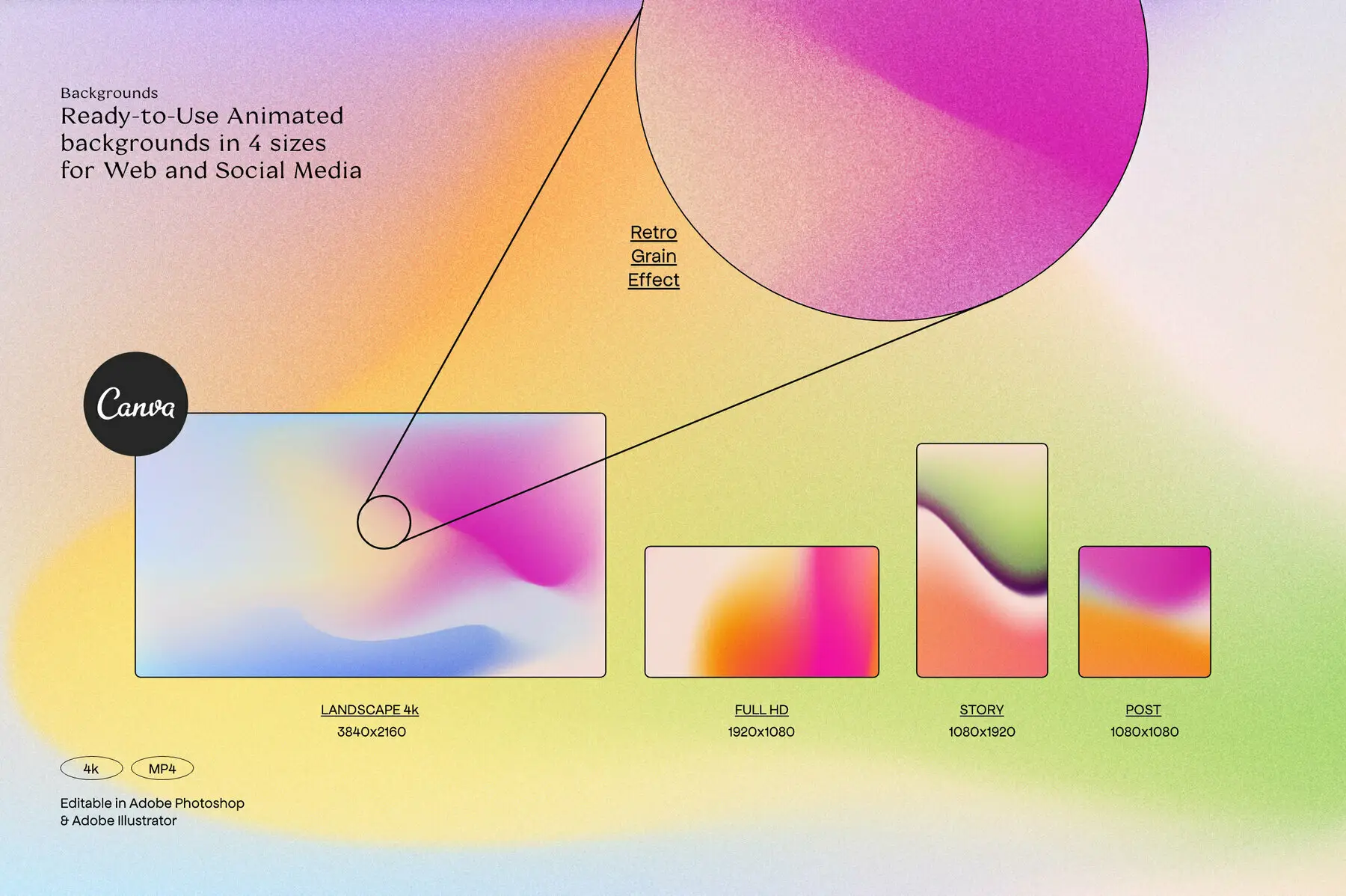 DUSK - Animated Gradients Gradients - YouWorkForThem