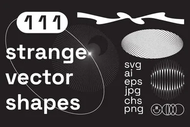 111 Strange Vector Shapes