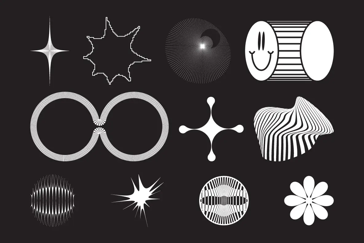 111 Strange Vector Shapes Graphics - YouWorkForThem