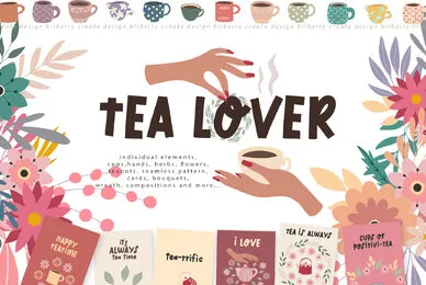 Tea Lover Art Set