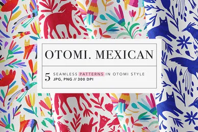 Otomi Mexican Patterns