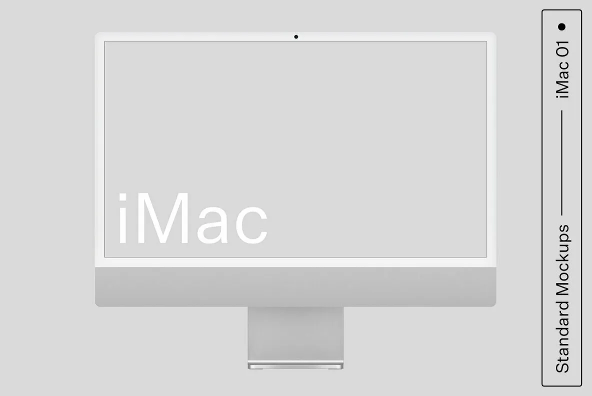 iMac 01 Standard Mockup