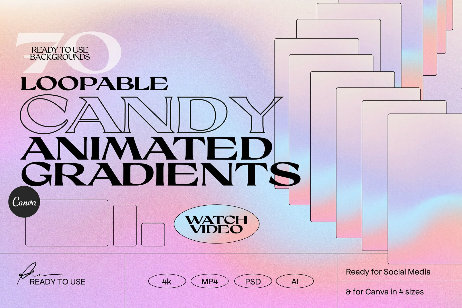 CANDY - Animated Gradients