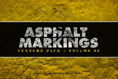 Asphalt Markings Textures Volume 02