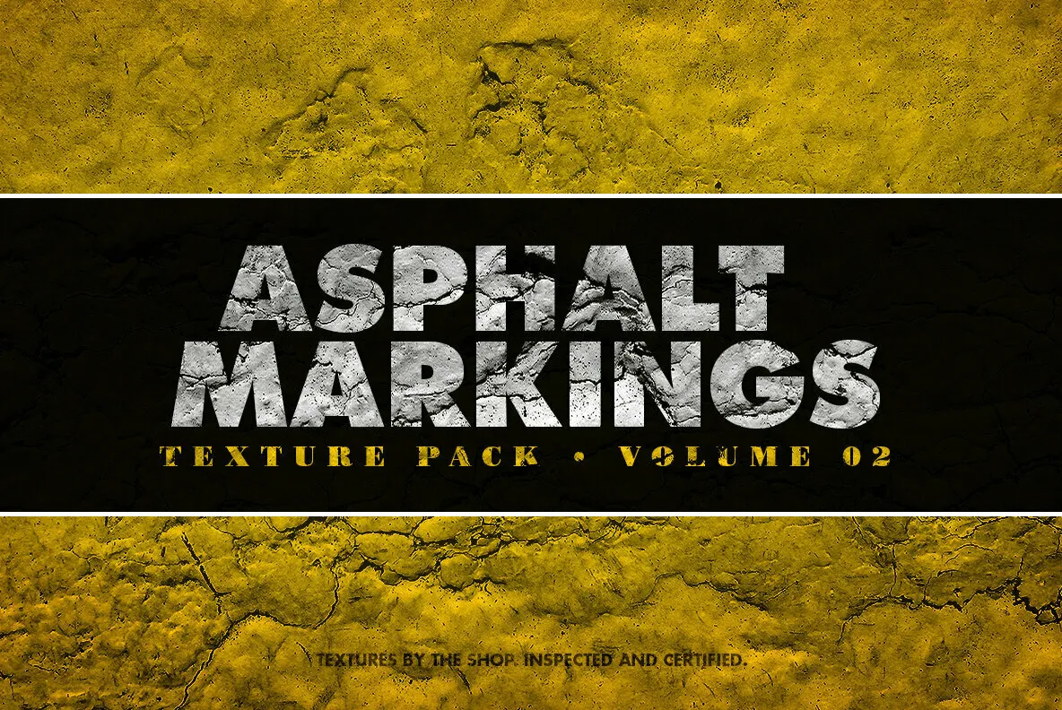 Asphalt Markings Textures Volume 02