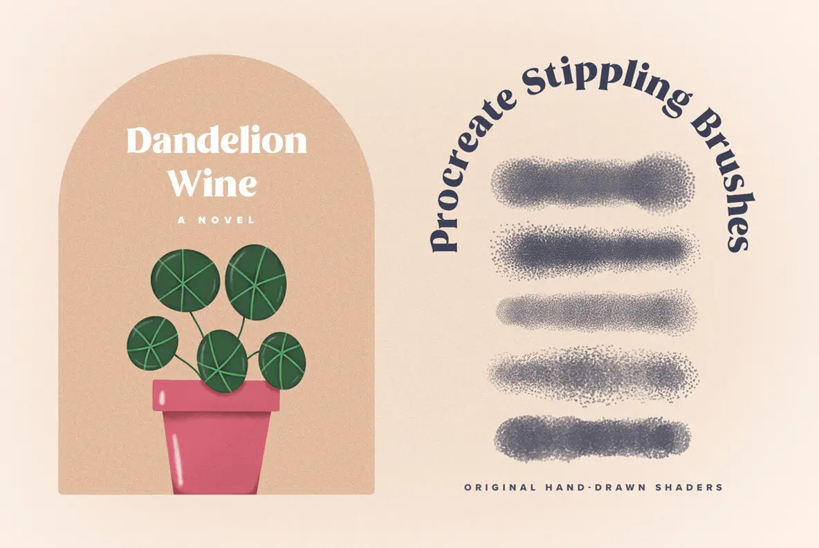 Procreate Stippling Brushes Kit YouWorkForThem