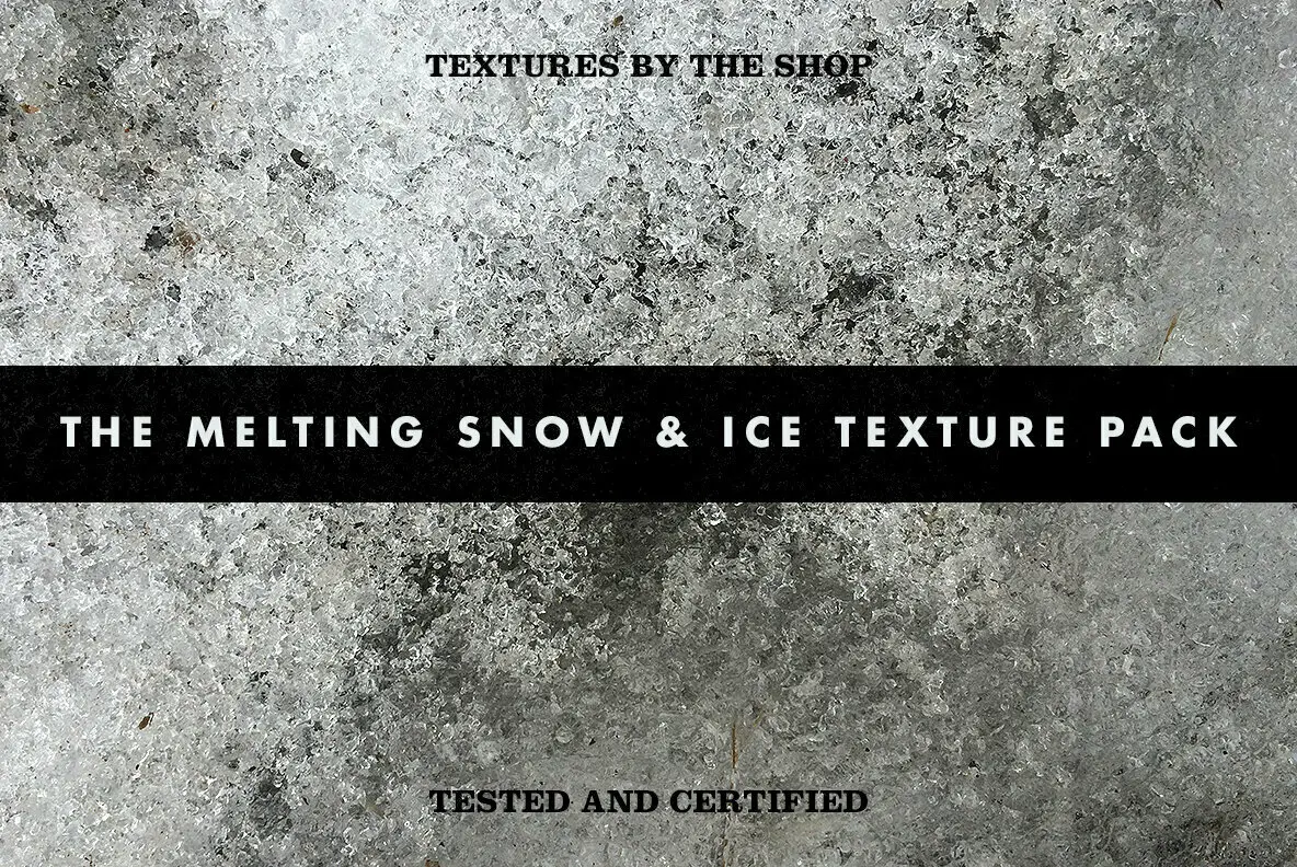 The melting snow & ice texture pack