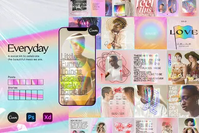 Everyday   Social Kit Instagram   Canva