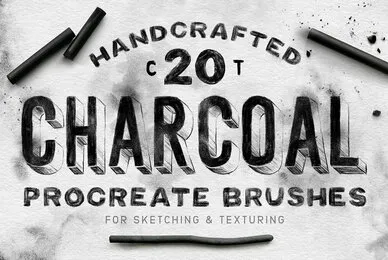 Charcoal Procreate Brushes