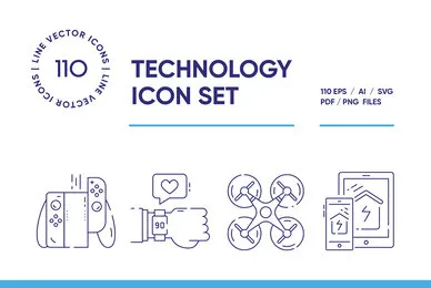 Technology Icon Set