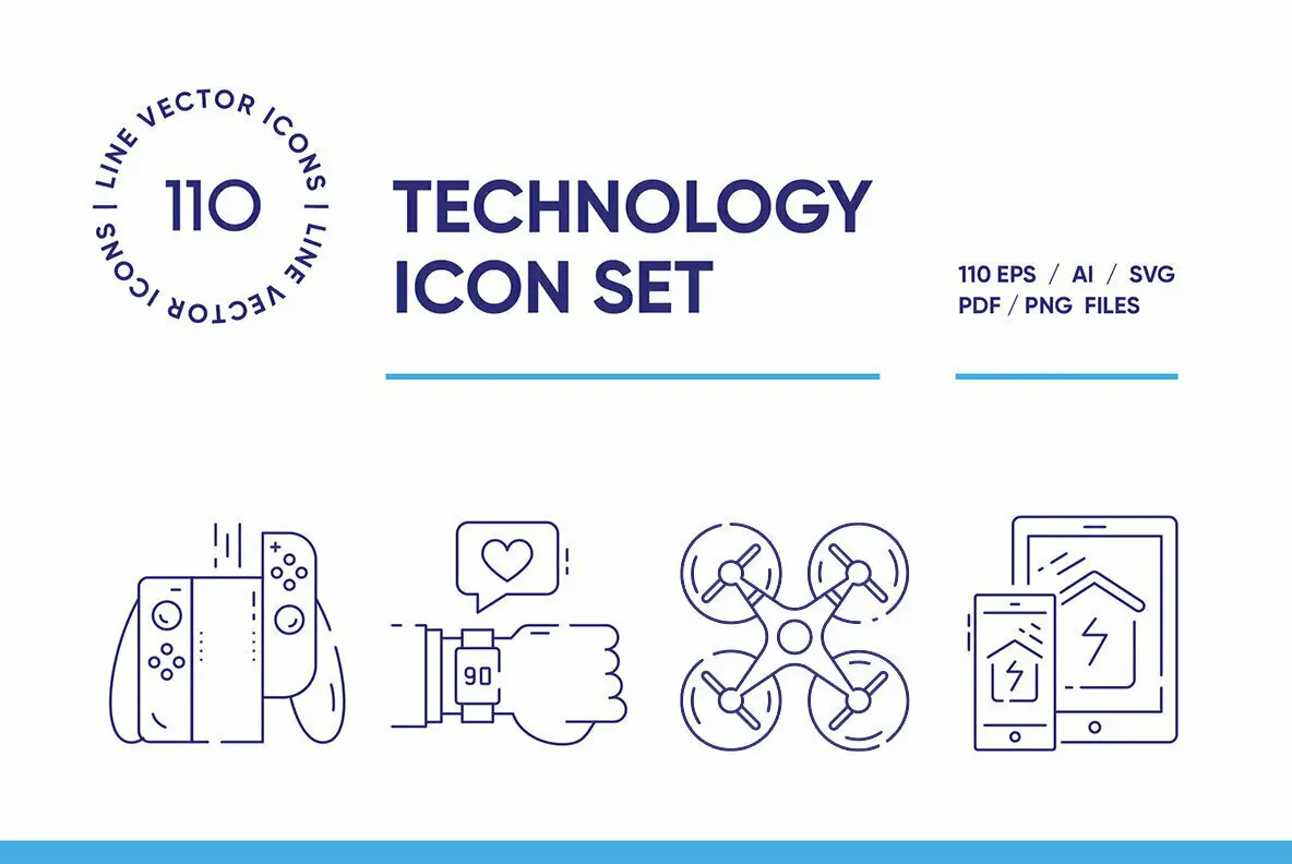 Technology Icon Set