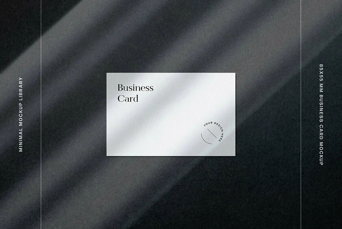 85x55 mm Business Card Mockup Set