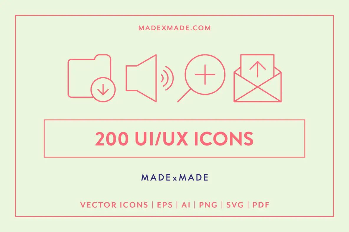 UI UX Line Icons Graphics - YouWorkForThem