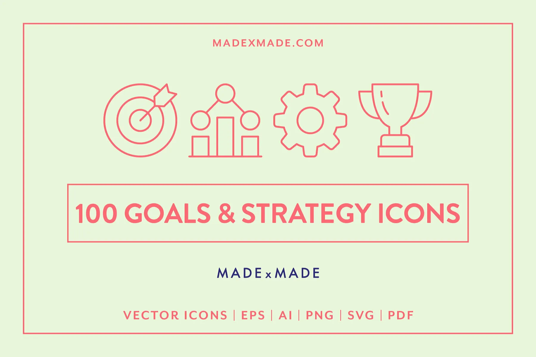 Goals & Strategy Icons