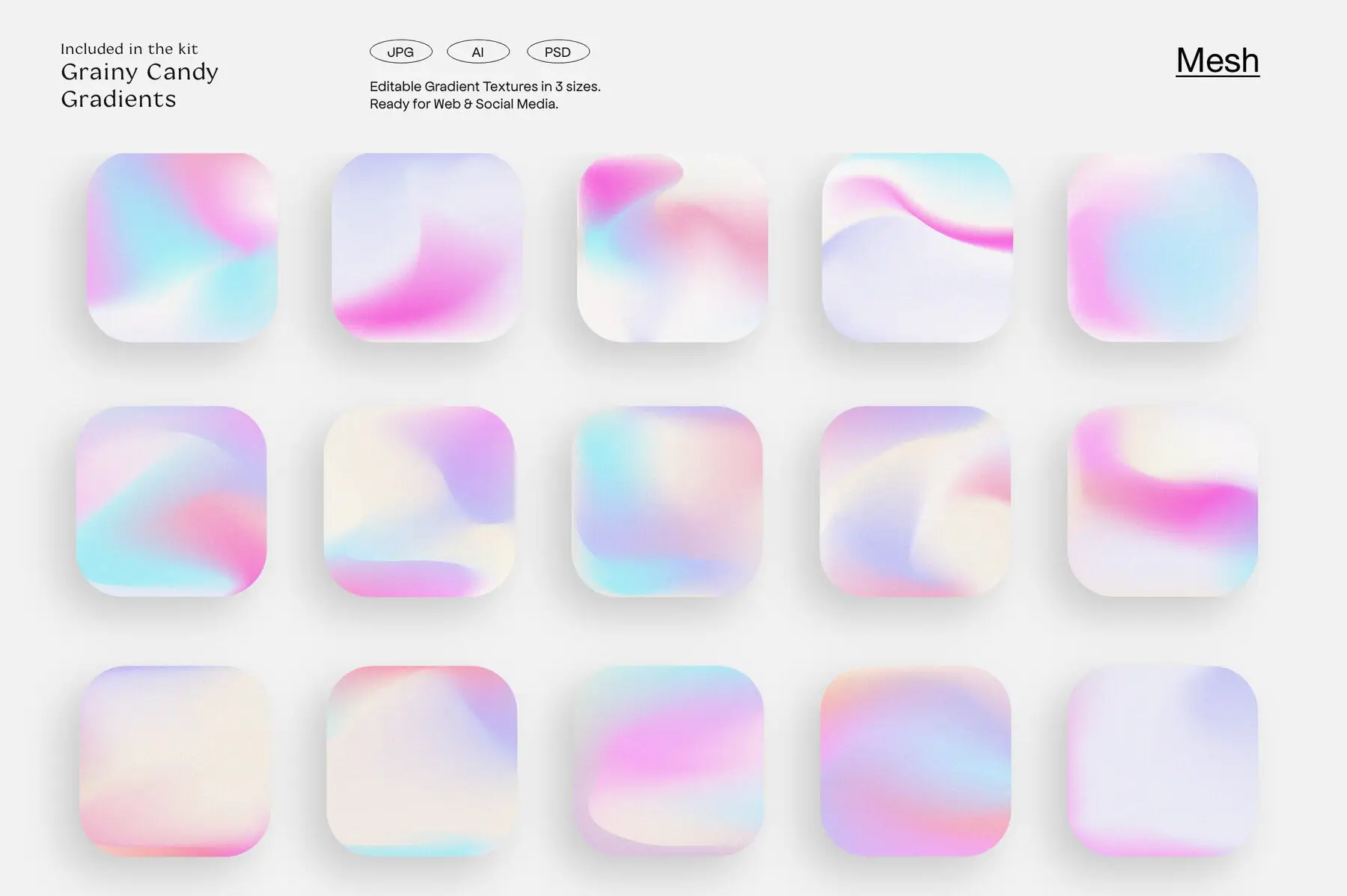 LA Candy Gradients Shapes Gradients - YouWorkForThem