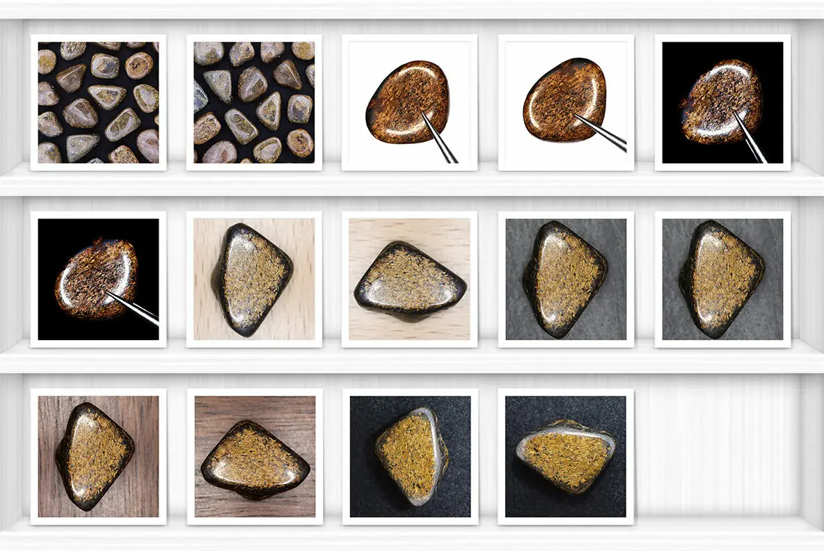 44 Bronzite Background Textures Graphics - YouWorkForThem