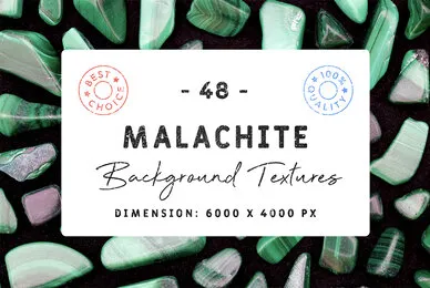 48 Malachite Background Textures