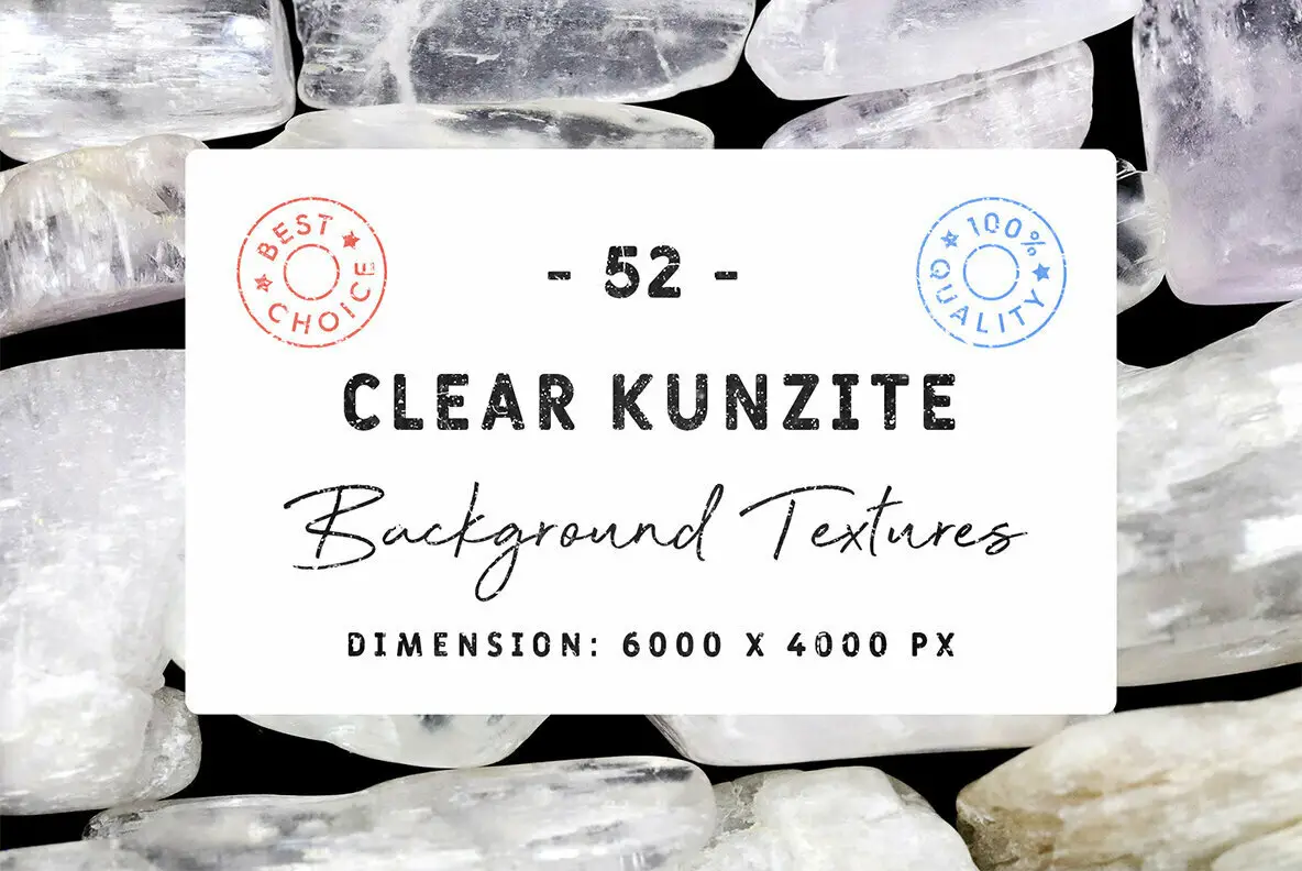 52 Clear Kunzite Background Textures