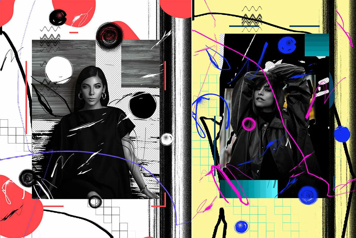 Fuzzy Collage Action YouWorkForThem