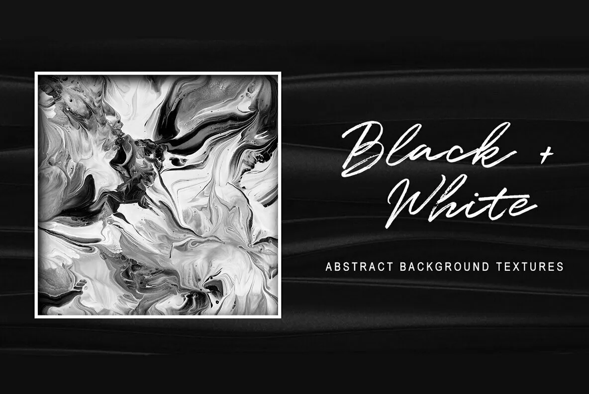 Black and White - Abstract Background Textures