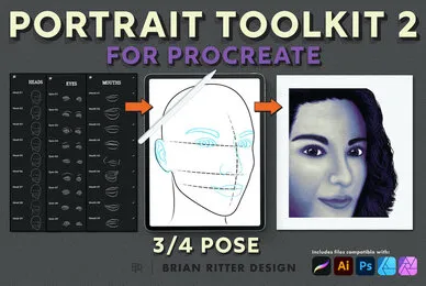 Portrait Toolkit 2 for Procreate