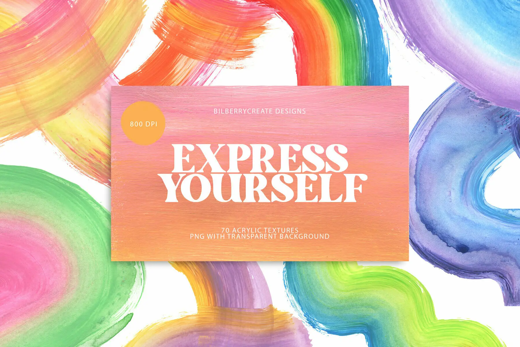 Express Yourself Acrylic Textures