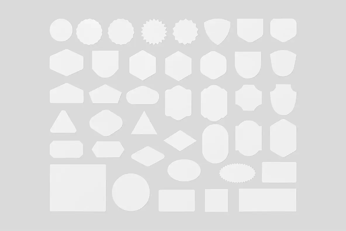 Shape Builder Sticker Sticker Mockups - Shape Generator Graphics - YouWorkForThem